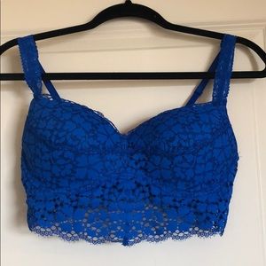 Victoria’s Secret Pink Lace Bra/Bralette Sz Lg